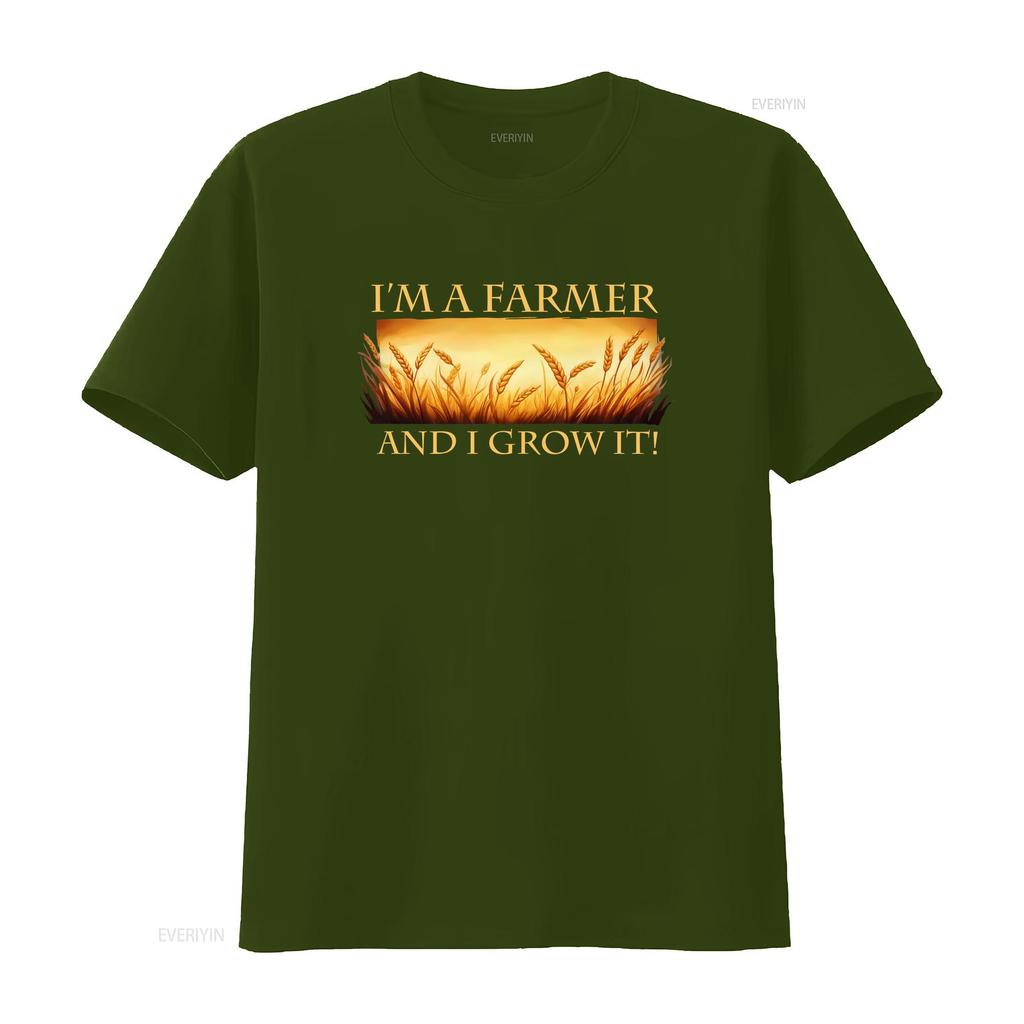 Farmer Nature Farming T Shirt Agricultural Harvest Organic Wheat SunseT Country Agriculture Top Rural vintage Washed