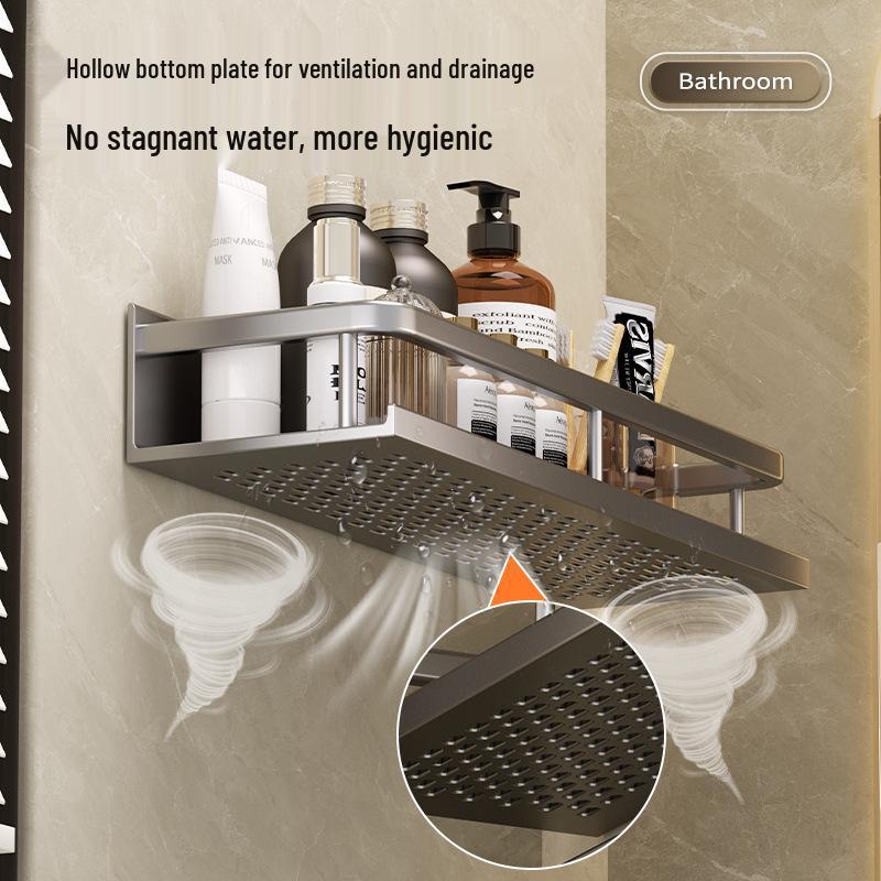 Настенная полка для хранения в ванной комнате без сверления для раковины и туалета