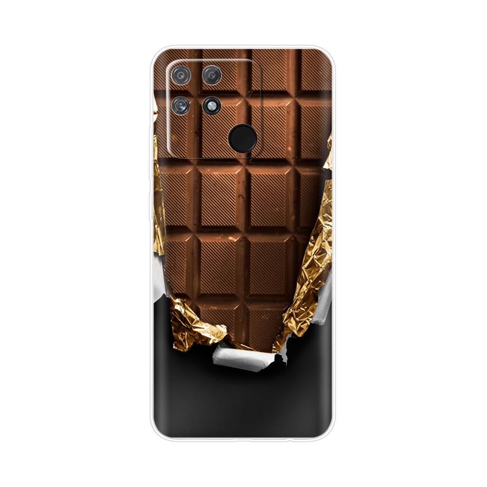 For Realme Narzo 50A Case Narzo50A 50i Cover Clear Silicone Soft TPU Phone Cases For OPPO Realme Narzo 50A Prime RMX3516 Bumper