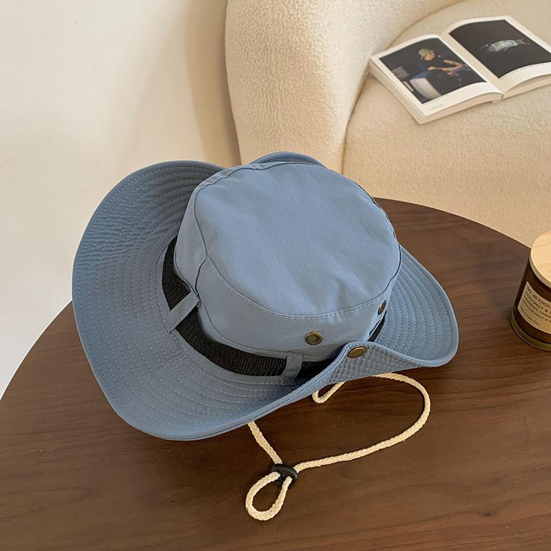 Розовая ковбойская шляпа в стиле вестерн, женская летняя горячая шляпа для альпинизма и кемпинга, с большими полями, солнцезащитная шляпа для рыбалки