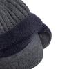 New Plush Fur Lined Winter Hat With Earflap Fashion Faux Fur Beanie Hats Men Outdoor Keep Warm Cap Hat Father Warm Gift