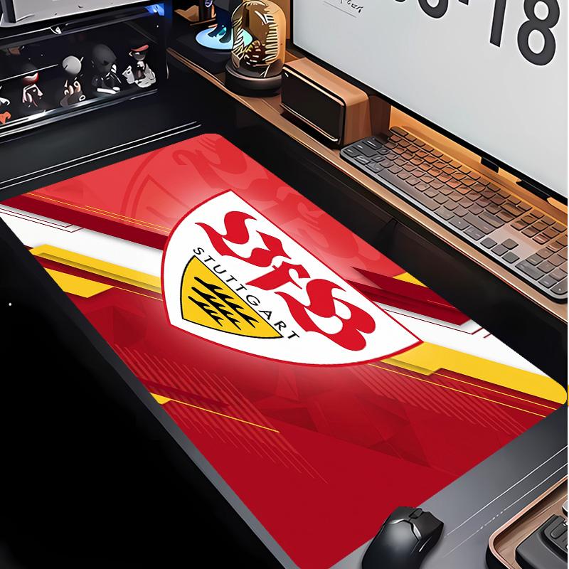 VfB Stuttgart Football Pattern Mouse Pad Non?Slip Rubber Base Gaming Mousepad For Desk Office Home