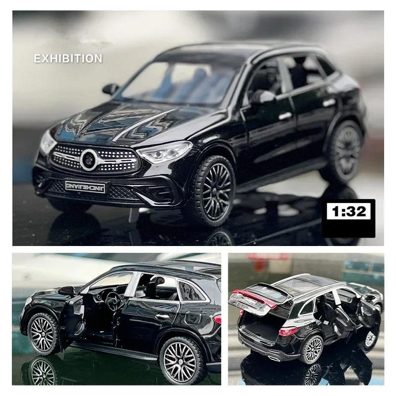 1:32 GLC400 Внедорожник Литой Модель Автомобиля Металлическая Литая Игрушечная Машинка Модель Автомобиля Симуляция Звука и Света Коллекция Детские Подарки