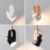 Pendant Light Nordic Black/White Iron Home Decorative Hanging Lamps For Bedroom Bedside Living Room Study Illumination Fixtures
