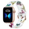 For Apple Watch 10 46mm/Ultra 2/Ultra 49mm/9 8 7 45mm/SE (2023) SE (2022) SE 6 5 4 44mm/3 2 1 42mm Pattern Design Silicone Strap Watch Band