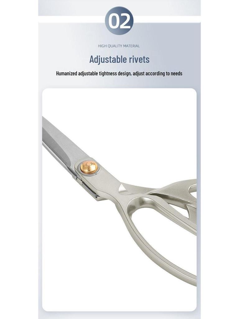 Профессиональные ножницы из нержавеющей стали для резки ткани, кожи и бумаги