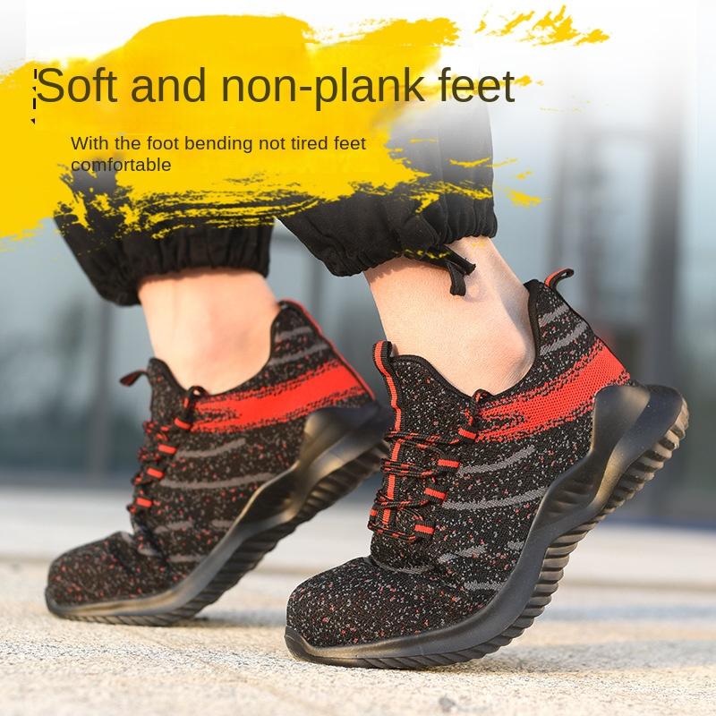 Labor Insurance Shoes Men's Anti-smashing and Anti-piercing Protective Safety Old Insurance Work Shoes