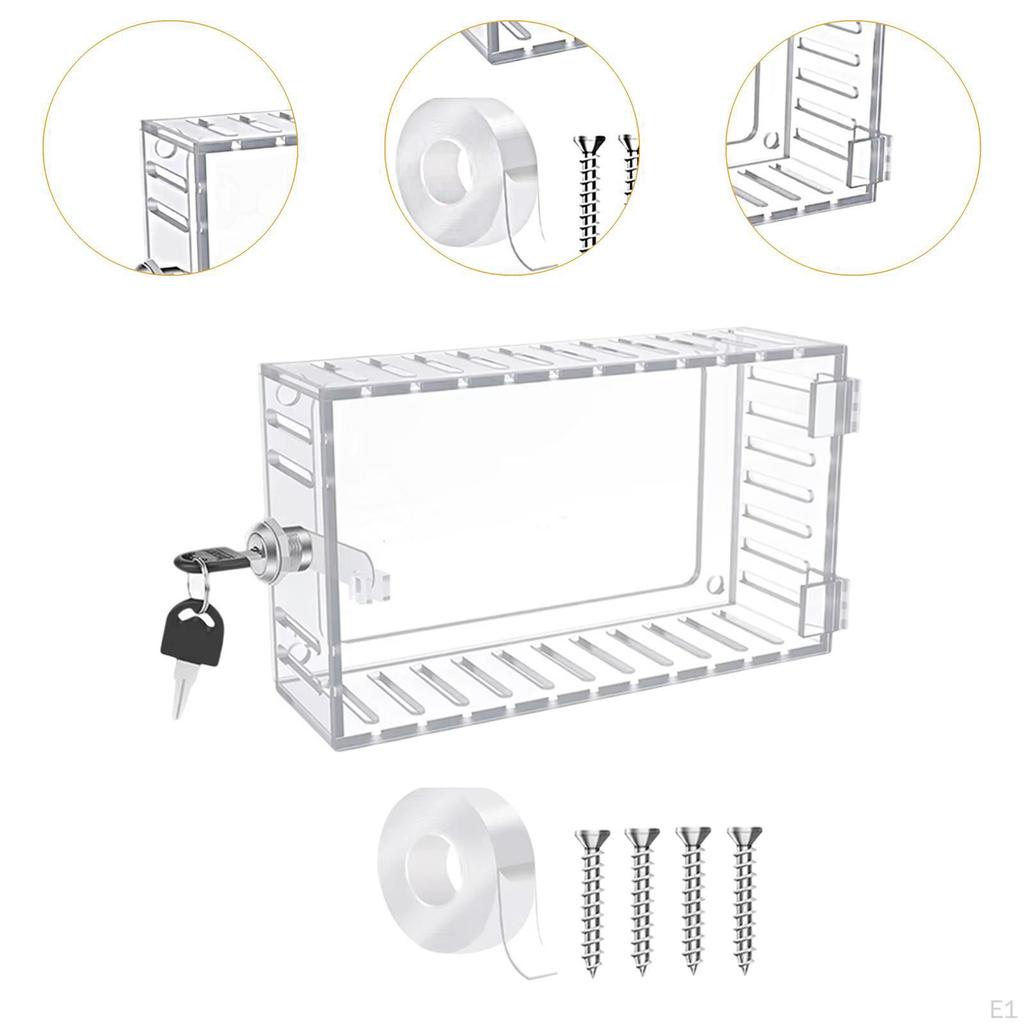 Ящик для термостата, защитный кожух, запираемая универсальная крышка панели управления кондиционером