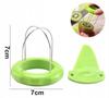 Kiwi slicer tool stainless steel for cutting and peeling