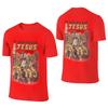 Jurassic Jesus Loose Reversible Tshirt Korean Style Casual Faderesistant Shirt