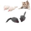 1Pc Cat Mouse Toy Catmint Simulation Mouse Interactive Cat Pet Catnip Teasing Interactive Toy for Kitten Gifts Supplies