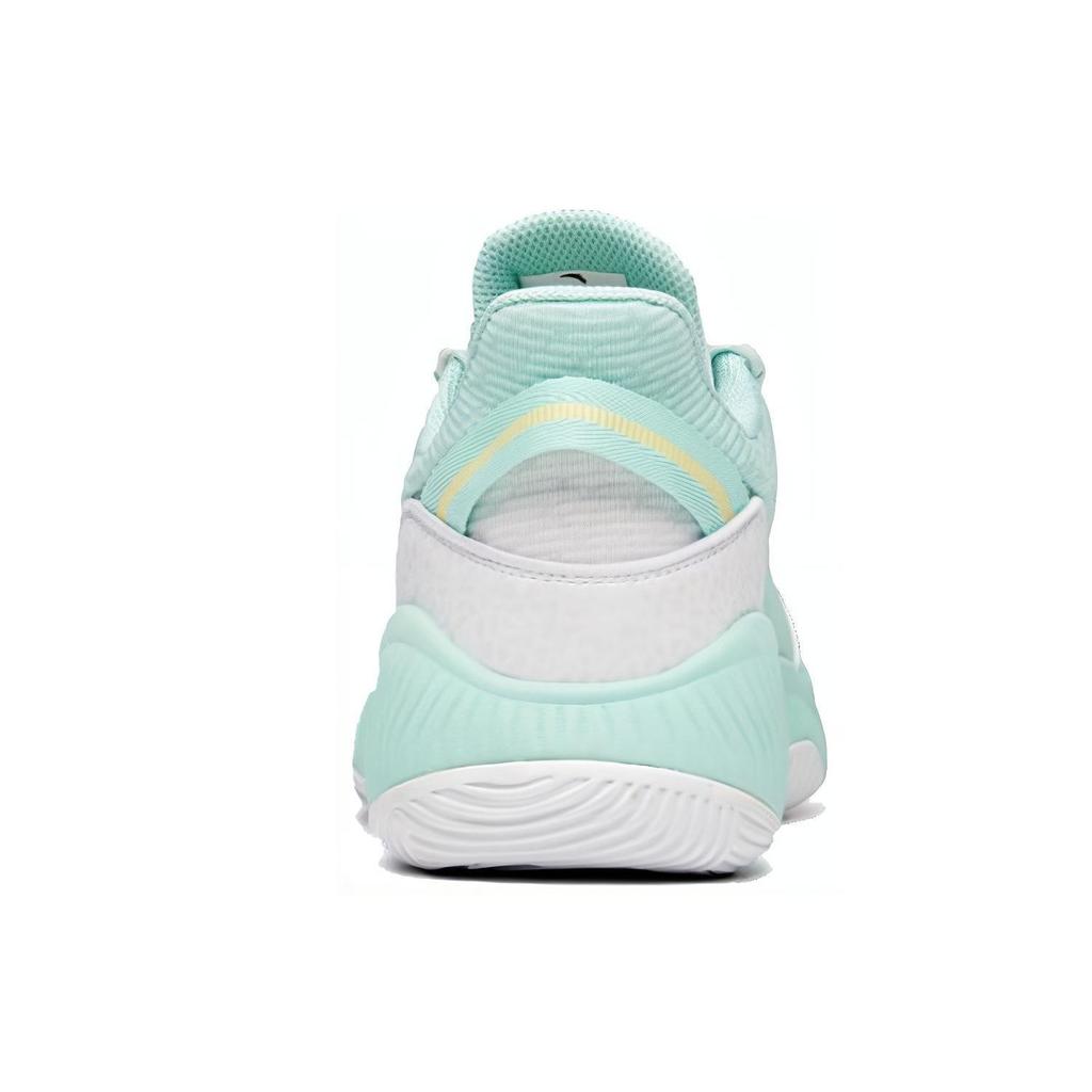 Anta Lightweight Low-Top Basketball Shoes With Shock Absorption And Slip Resistance Men Sneaker White Green Yellow 112031606-3