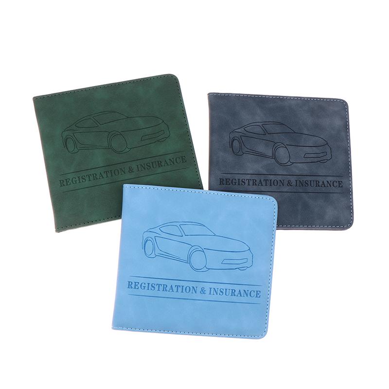 PU кожаный держатель для страховки автомобиля, чехол для водительских прав, сумка для хранения автодокументов, держатель для кредитных карт, чехол-кошелек
