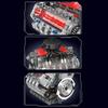 MOULD KING 10171 Technical Motorized LSX454 V8 Engine Building Block Toys Educational Car Bricks Children MOC Toys Gift For Kids
