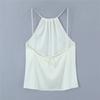Women Halter Tank Tops Backless Sexy White Shirts Sleeveless Camis