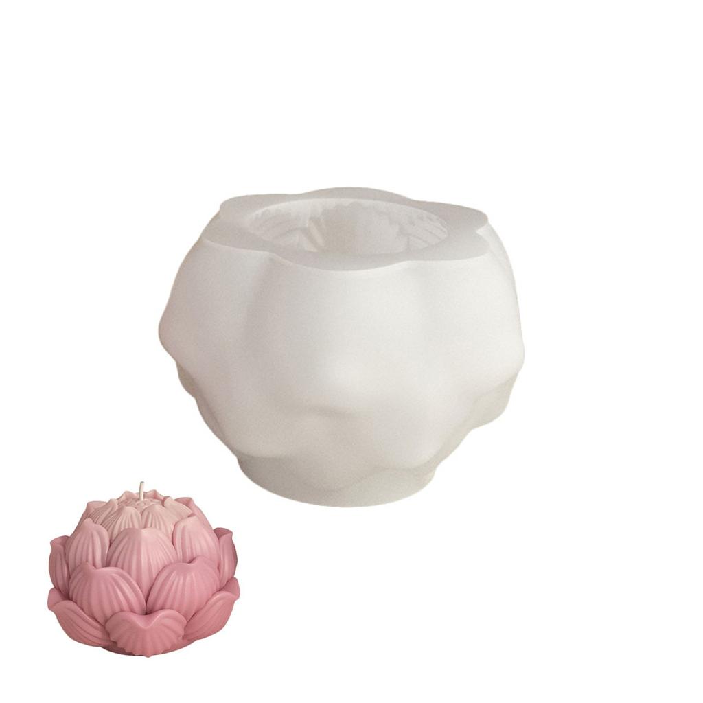 3D Силиконовые формы для цветов Формы для свечей в виде цветов для эпоксидной смолы, свечей, домашней декорации, гипсового декора, тортов из мастики