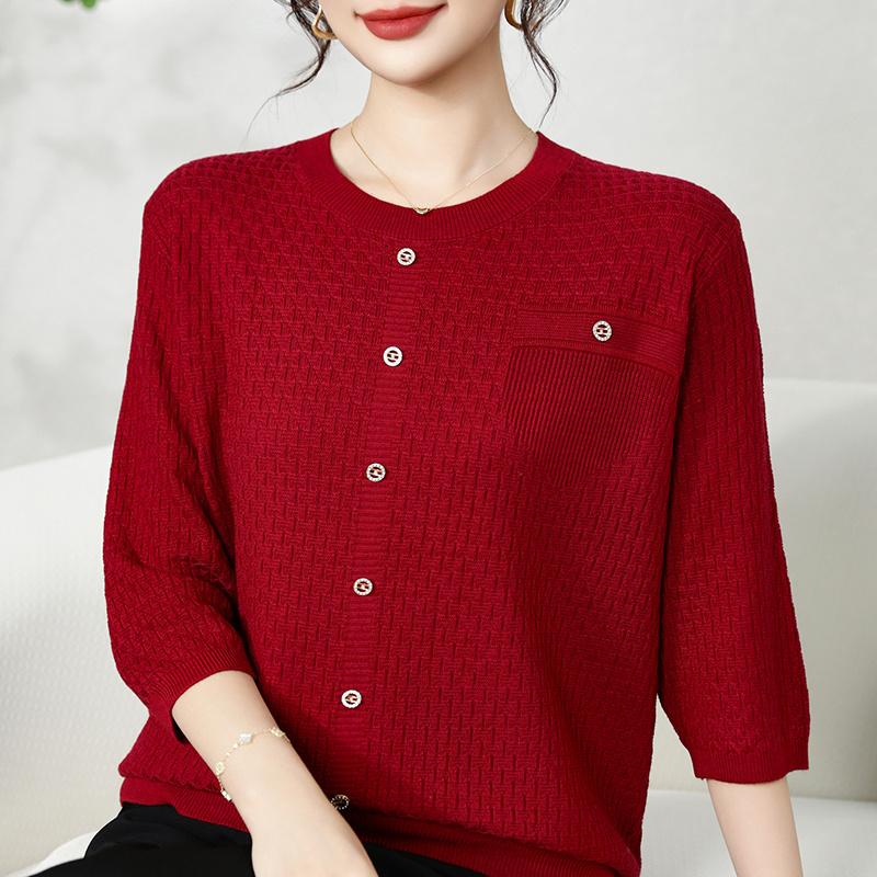 QingHe Cashmere Женский свитер из 30% кашемира - Мягкий и теплый пуловер из смесовой шерсти