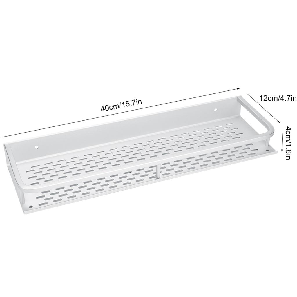 Настенный Космический Алюминиевый Держатель для Душа для Ванной Полка Стойка Органайзер 40x12x4см