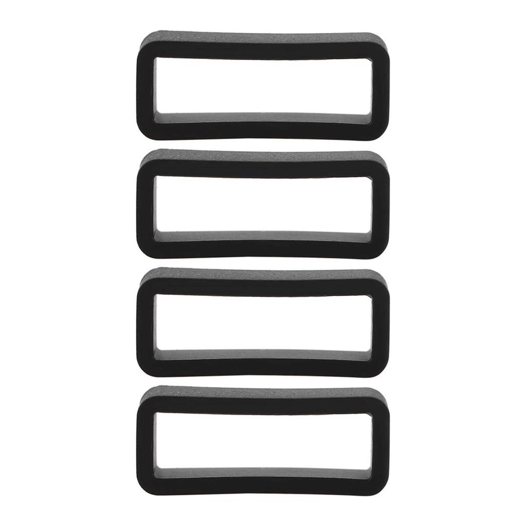 4pcs Replacement Silicone Watch Belt Safety Buckle Wristwatch Accessory for SWATCH (18mm)