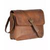 Винтажная мужская кожаная сумка-мессенджер через плечо, сумка-портфель для ноутбука из кожи полного зерна