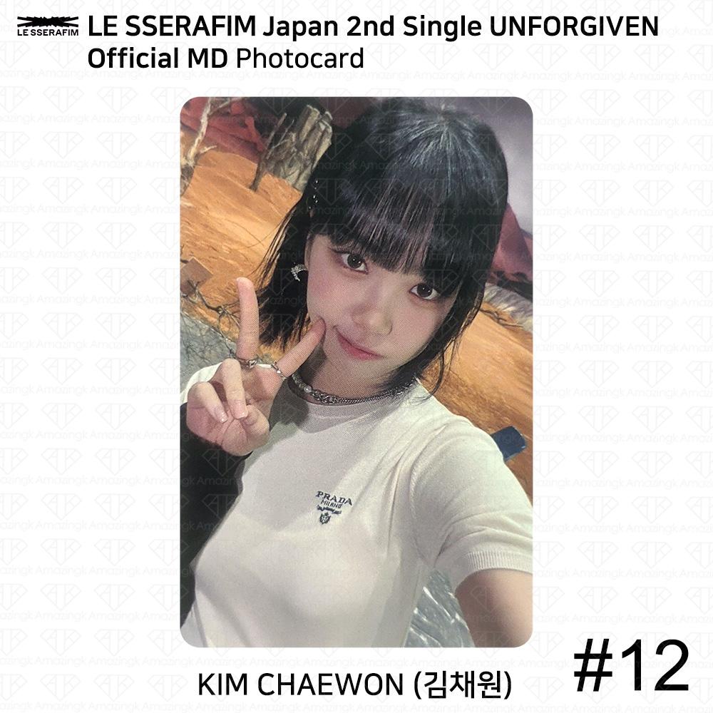 LE SSERAFIM Japan 2nd Single UNFORGIVEN Official MD Random Photocard Chaewon