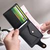 Multifunctional Mini Wallet PU Leather Coin Purse Portable Card Holder Clip  Women