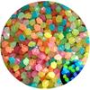 50Pcs Outdoor Luminous Stones Glow In Dark Garden Pebbles Fish Tank Decoration