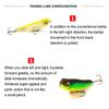 Outdoor Tackle Useful Minnow Lures Pencil Baits with Steel Ball Fish Hooks Winter Fishing