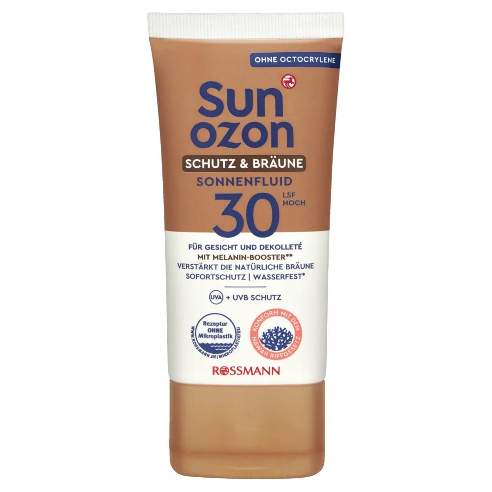 Sunozon Солнечный флюид Защита и Загар SPF30, 50 мл