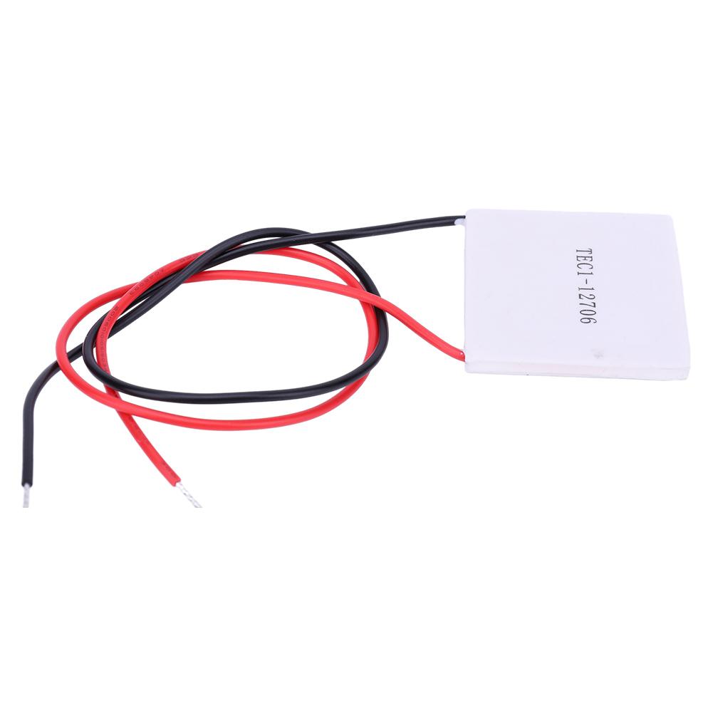 TEC1-12706 Semiconductor Refrigeration Tablets 12V 5.8A Heatsink Thermoelectric Cooler 40x40MM for Power Generation