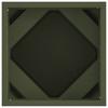 Plant Pot Olive Green 30 x 30 x 30 cm Steel