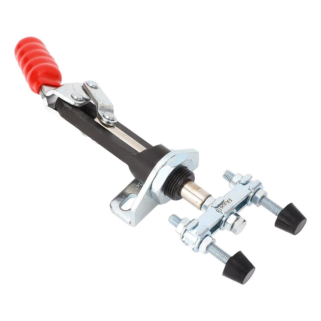 Зажим с двумя головками, ход 32 мм, удерживающая способность 250 кг, с боковым приводом, быстросъемный, тянущий, толкающий