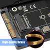 Конвертер U.2 SFF-8639 в M.2 PCIe для твердотельных накопителей, поддерживающий накопители 2230 2242 2260 2280 в алюминиевом корпусе