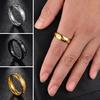 Fashion 3D Carving Lord Of The Ring Men Women Luxury Titanium Steel Ring Couple