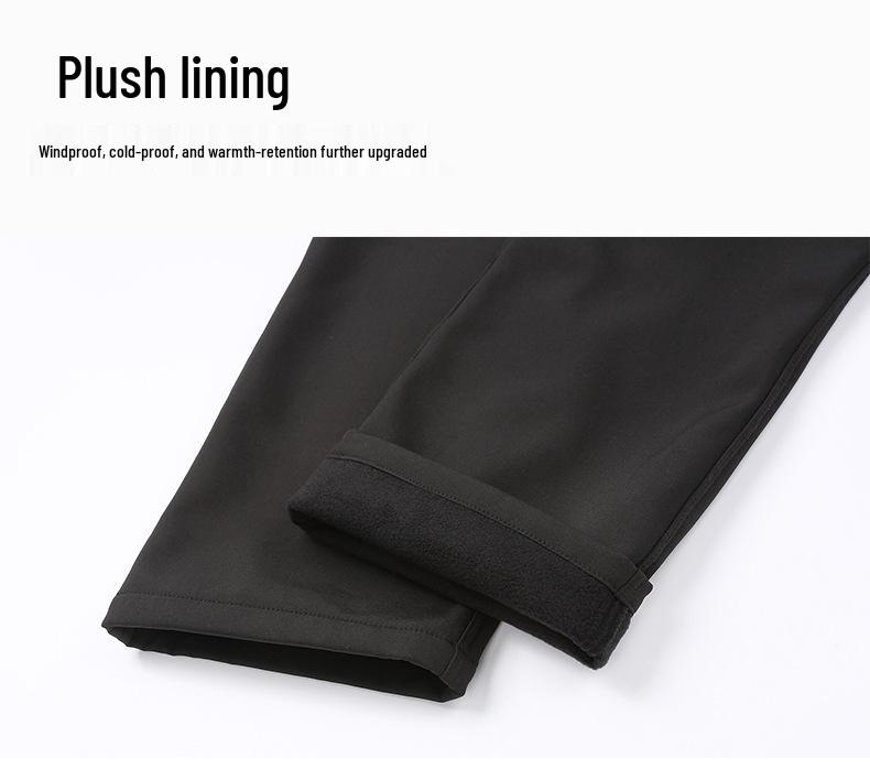 Унисекс Ветрозащитные Водонепроницаемые Флисовые Походные Брюки для Активного Отдыха
