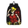 Японский Аниме Рюкзак для Мужчин Женщин Школы Работы Daypack One PiecePieces Япония Манга Колледжа Холщовые Сумки с Карманом