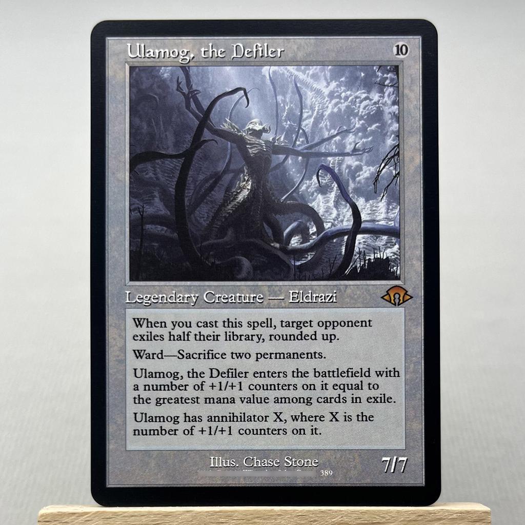 TSR MH3 C21 HOLO10-001 волшебные карты Гордость Оцелота Tcg прокси Уламог Осквернитель Эмракул, Мир заново Файрексианская Башня собирание