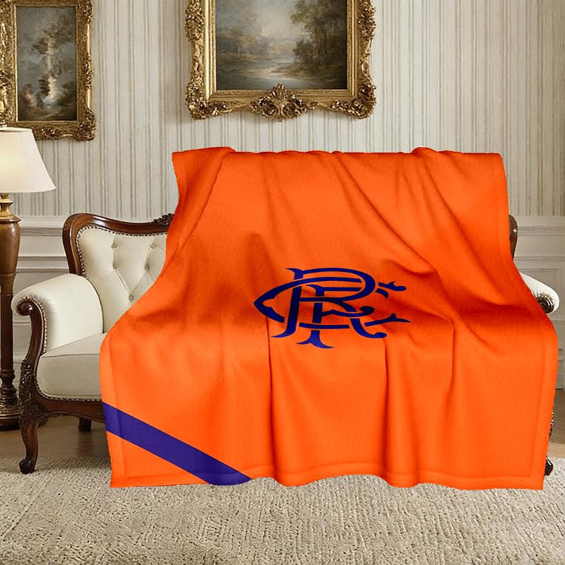 1pc Rangers FC Blanket, Cozy Printed Throw Blanket, A Heartfelt Gift for Your Family and Friends