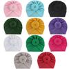 New Baby Products Children's Headscarf Hat Baby Solid Color Knotted Indian Pullover Hat Dome