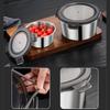 5 шт. ланч-боксов из нержавеющей стали с герметичной крышкой, контейнер для хранения продуктов для обедов, закусок и остатков еды на кухне