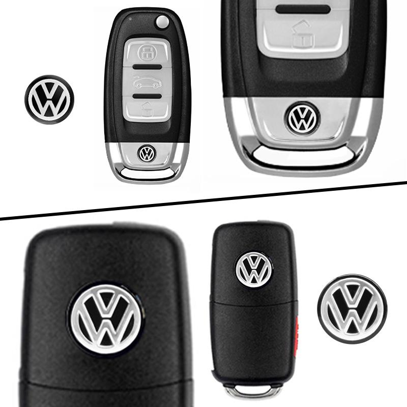 Для Volkswagen 14 мм 11 мм Для VW GTI Golf 5 7 Mk6 Passat B5 B6 Polo Scirocco Jetta Автомобильный Пульт Дистанционного Управления Ключ Наклейка Значок Эмблема Декаль Аксессуары