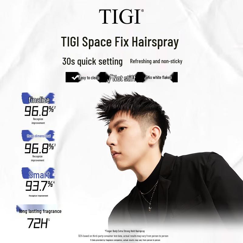 TJ Men's Strong Hold Hair Styling Spray