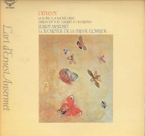 LP Record ERNEST ANSERMET Debussy Ballet Music Toy Box GT9244 LONDON 1979 Japan Classical Used