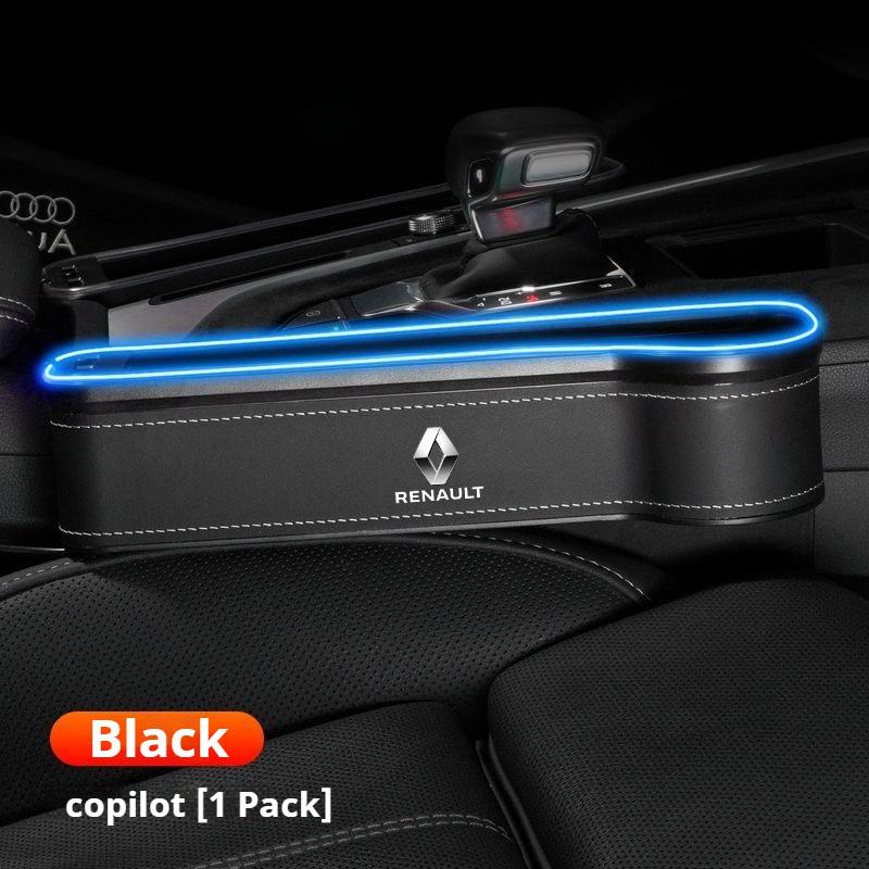 For Renault 2026 New Hub Caps Seat Side Storage Pocket for Car Seat Gap Filler Box For Renault Megane 2 3 Clio Scenic Duster Kap