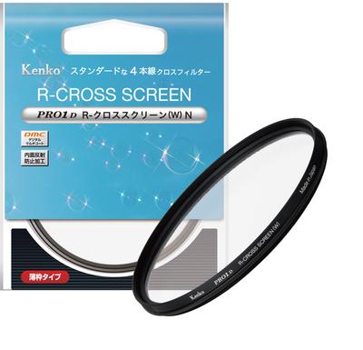 Фильтр Kenko Cross Filter PRO1D Screen N 72 мм Cross Effect для ночного и легкого производства Thin Frame 825204 Special R-Cross (W) Виды из 4 частей, Иллюминации,