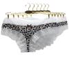 Cotton Panties for Women Sexy Lace Leopard Print Bikini Ladies Knickers Briefs Lingerie 6 Pcs/set