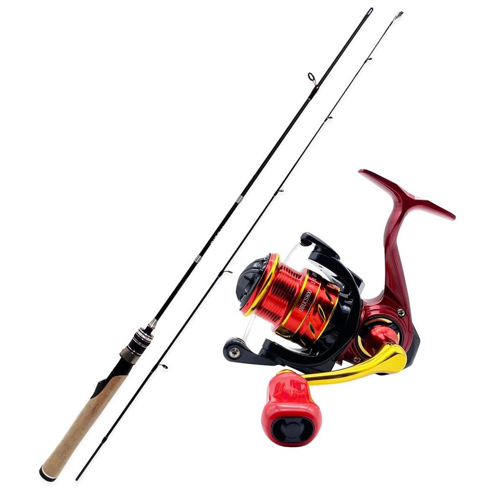 Orrudo Fishing Tackle Ultra Light Rod & Orcus 800 Spinning Reel Set (qb300107e02n01)