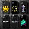 Чехол для телефона Techno Music для iPhone 16,15,14,13,12,11,Plus,Pro Max,XS,X,XR,SE,Mini,8,7 Мягкий силиконовый черный чехол
