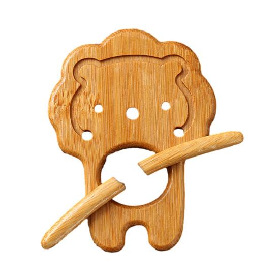 Деревянная брошь в виде животного Милая собака кошка булавка для свитера ручной работы птица кролик медведь черепаха брошь-булавка для свитеров шарфов шалей