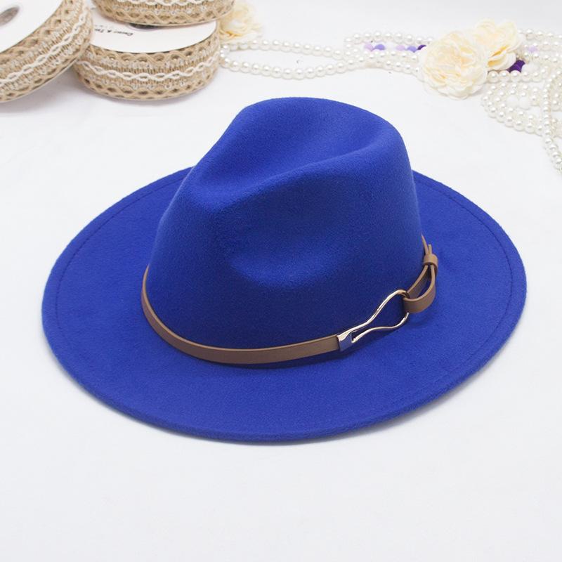 Шляпа Федора Женская Шляпа с Большими Широкими Полями 9,5 см Винтажная Хаки Фетровая Джазовая Шляпа Зимняя Формальная Шляпа Sombreros De Mujer EMA